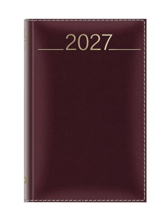 Terminarz 2027 B6 Madrid bordowy