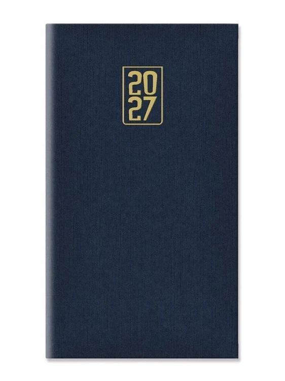 Terminarz 2027 tygodniowy Print niebieski