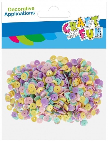 Cekiny pastelowe, Craft with Fun