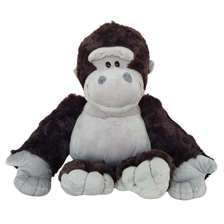 Goryl pluszowy ciemnoszary 22cm, Leantoys