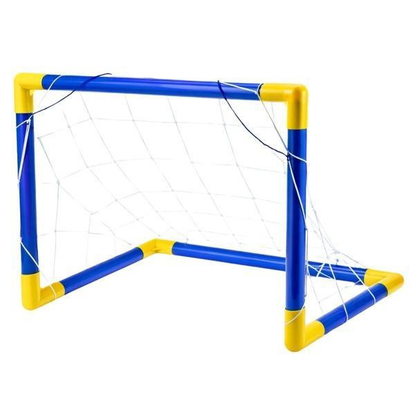 Zestaw sportowy bramka + piłka +pompka, Leantoys