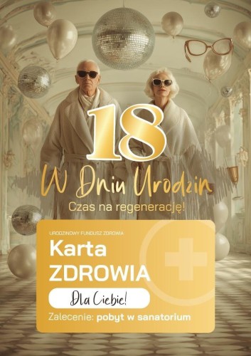 Karnet Urodziny 18
