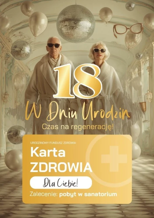 Karnet Urodziny 18