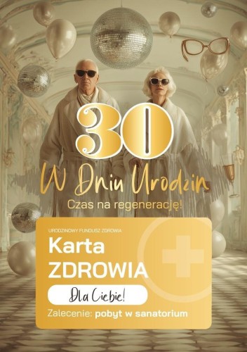 Karnet Urodziny 30