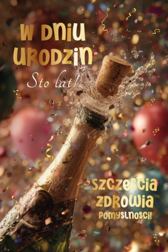 Karnet Urodziny grający