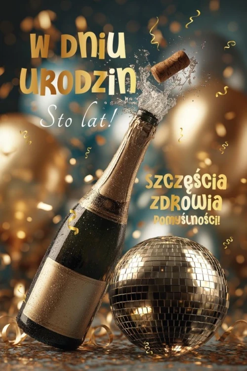 Karnet Urodziny grający
