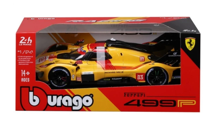 Ferrari Racing (With Plastic Stand) 1:24, BBurago