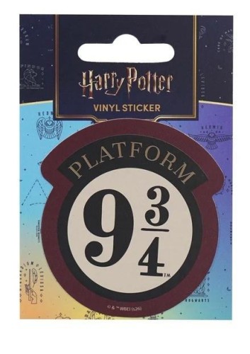 Harry Potter Naklejka Vinyl Peron i 3/4