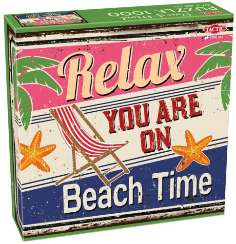 Puzzle 1000 Piece of Mind Beach Time, Tactic