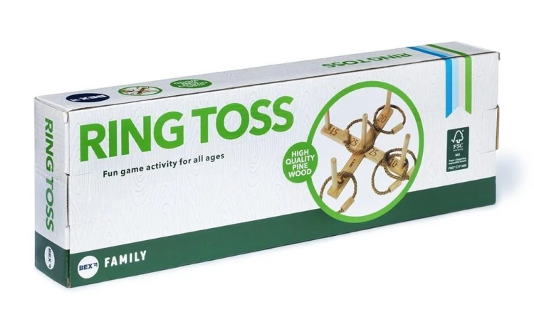 Gra plenerowa Ring toss family Drewno, Tactic