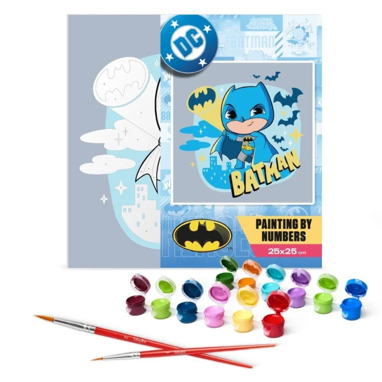 Malowanie po numerach - Batman: Bohater... 25x25cm