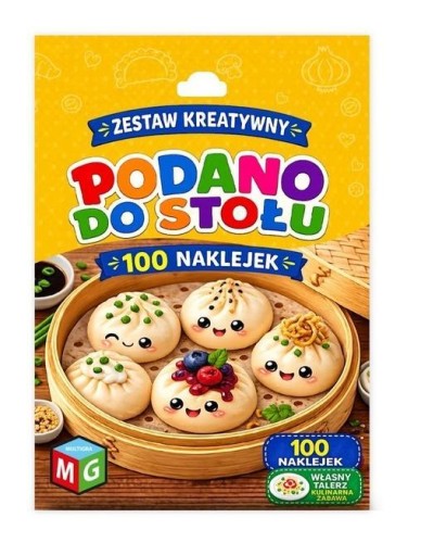 Zestaw kreatywny z naklejkami - Podano do stołu