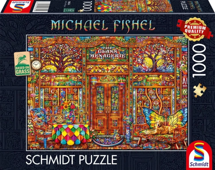 Puzzle 1000 Michael Fishel Szklana menażeria