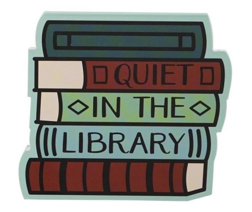 Pulteney Press Notes pocket Cisza w bibliotece