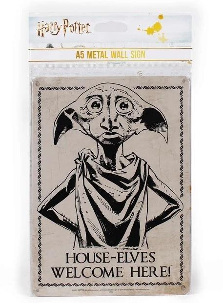 Harry Potter Tabliczka metalowa A5 Zgredek