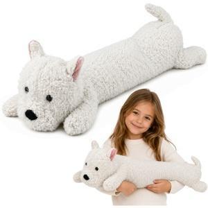 West highland pluszowy biały 60cm, Leantoys