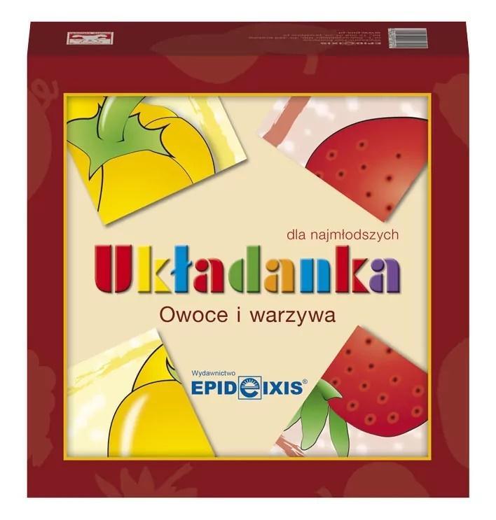 Owoce i warzywa. Układanka dla najmłodszych w.2022