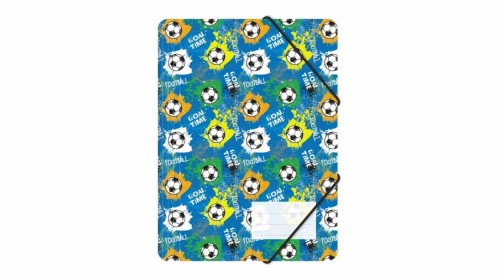 Teczka z gumką A4 PP nadruk football, Biurfol