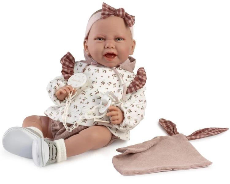 Lalka hiszpańska Carla z kocykiem 42cm