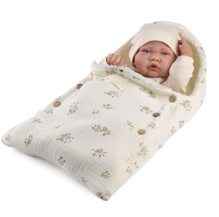 Lalka hiszpańska Lua w śpiworku 42cm, Antonio Juan