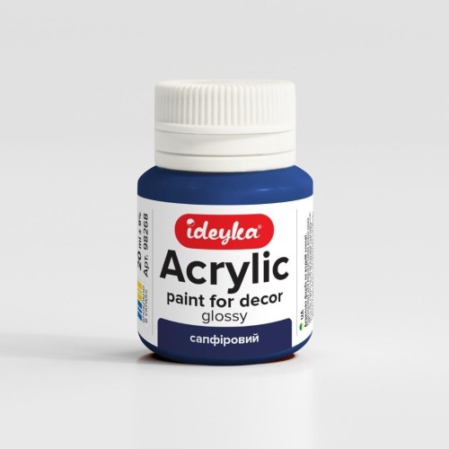 Farba akrylowa Szafir 20ml, Ideyka