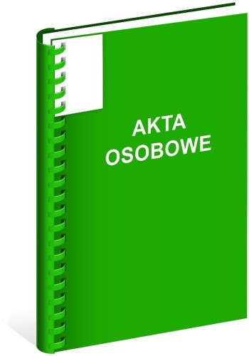 Teczka akt osobowych A4 zielona (10szt), INTERDRUK