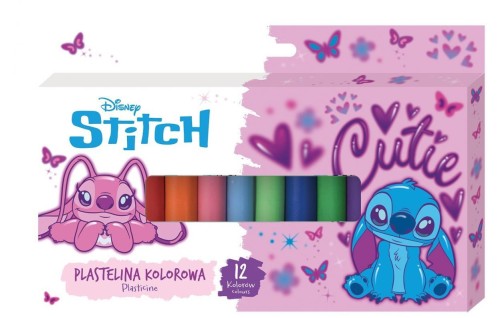 Plastelina Stitch Pink 12 kolorów, Beniamin