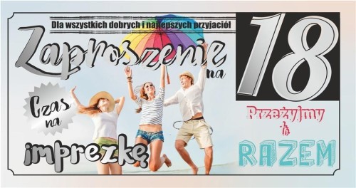 Zaproszenie Urodziny Z97 (10szt.)