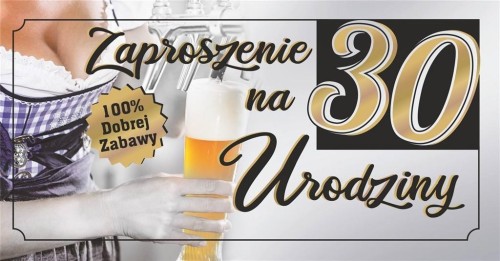 Zaproszenie Urodziny Z88 (10szt.)