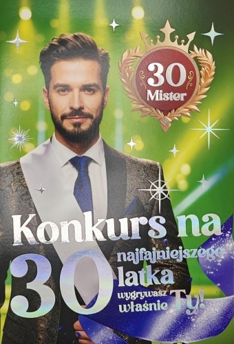 Karnet 6K z szarfą urodzinową