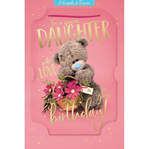 Karnet holograficzny 3D For a special daughter