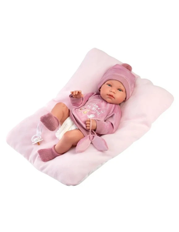 Lalka Tina z kocykiem 43cm, Llorens