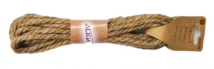 Sznurek jutowy 5 mmx5 m, Aliga