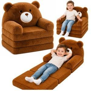 Rozkładany Fotel Sofa Leżanka Miś 2w1