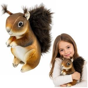 Maskotka Wiewiórka brązowa 22cm, Leantoys
