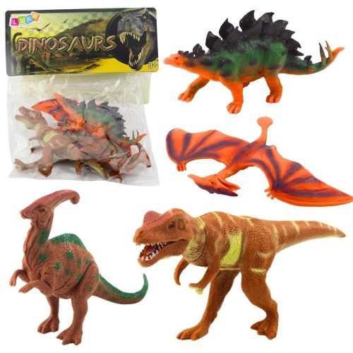 Dinozaury 4szt, Leantoys