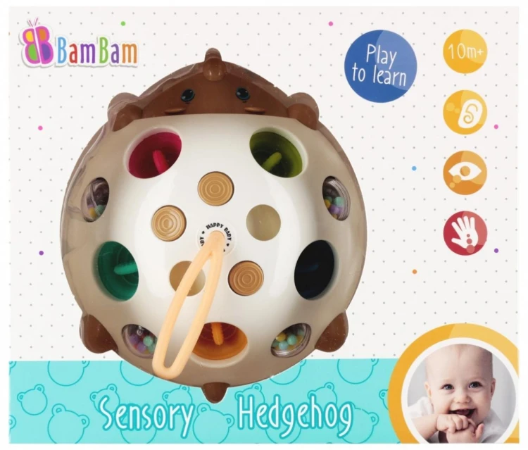 Zabawka sensoryczna Jeżyk, BAM BAM