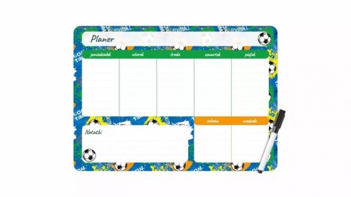 Planer tygodniowy magnetyczny football, Biurfol