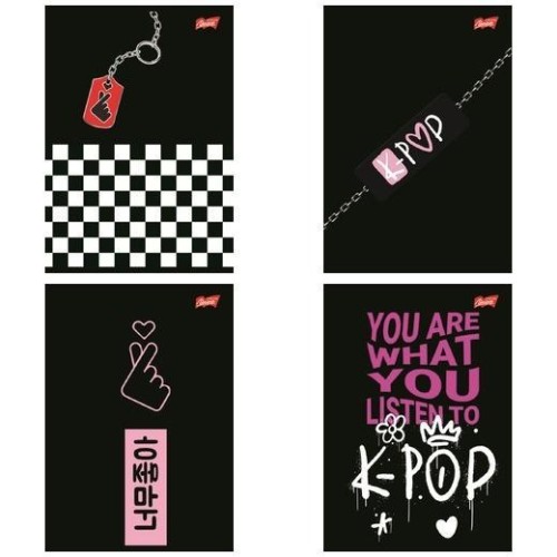 Zeszyt A5/60k linia K-Pop Vibes (10szt), UNIPAP