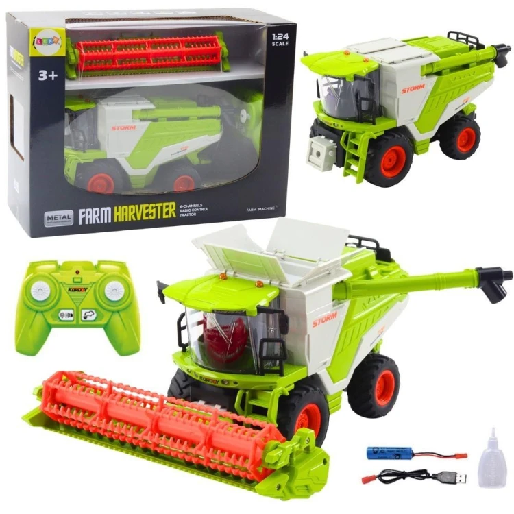 Kombajn 2w1 zdalnie sterowany, Leantoys