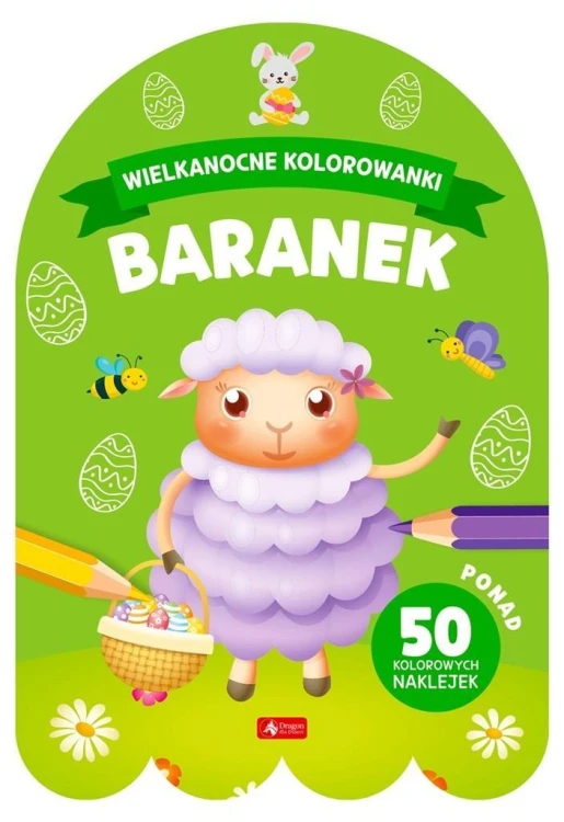 Wielkanocne kolorowanki. Baranek, praca zbiorowa