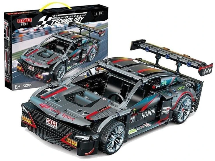 Klocki 517el model auta 1:18, ADAR
