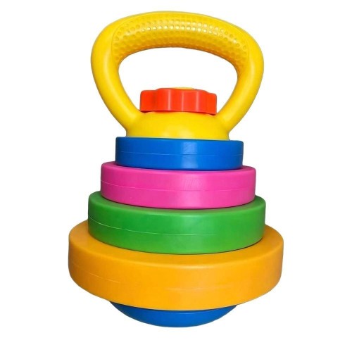 Kettlebell dla dzieci z obciążeniem wodnym 2,2 kg