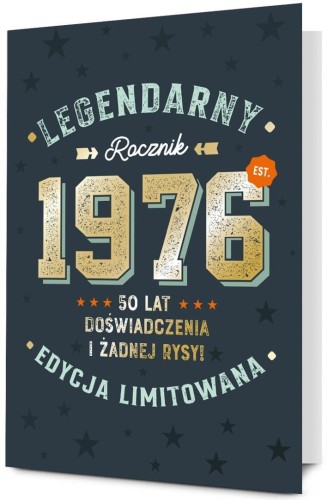 Karnet Urodziny 50