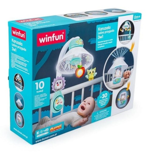 Karuzela leśna przygoda 3w1, Winfun