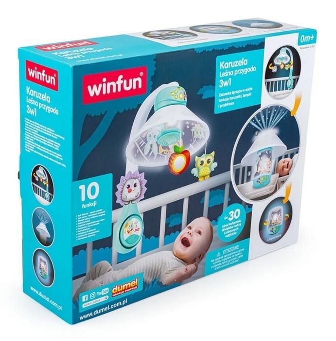 Karuzela leśna przygoda 3w1, Winfun