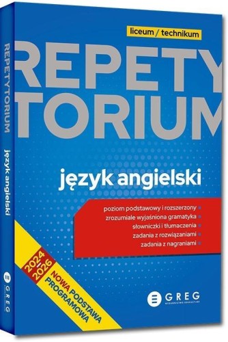 Repetytorium LO 2024-2026 Język angielski