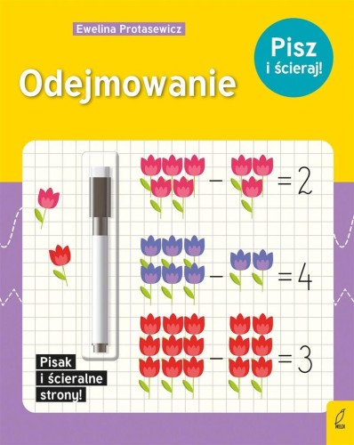 Pisz i ścieraj. Odejmowanie, praca zbiorowa