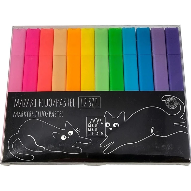 Mazaki Mru Mru Team pastel + neon 12kol