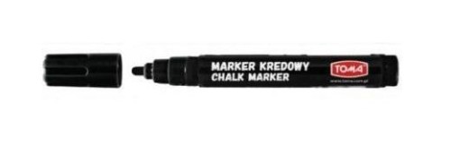 Marker kredowy 4,45 mm czarny TOMA, TOMA